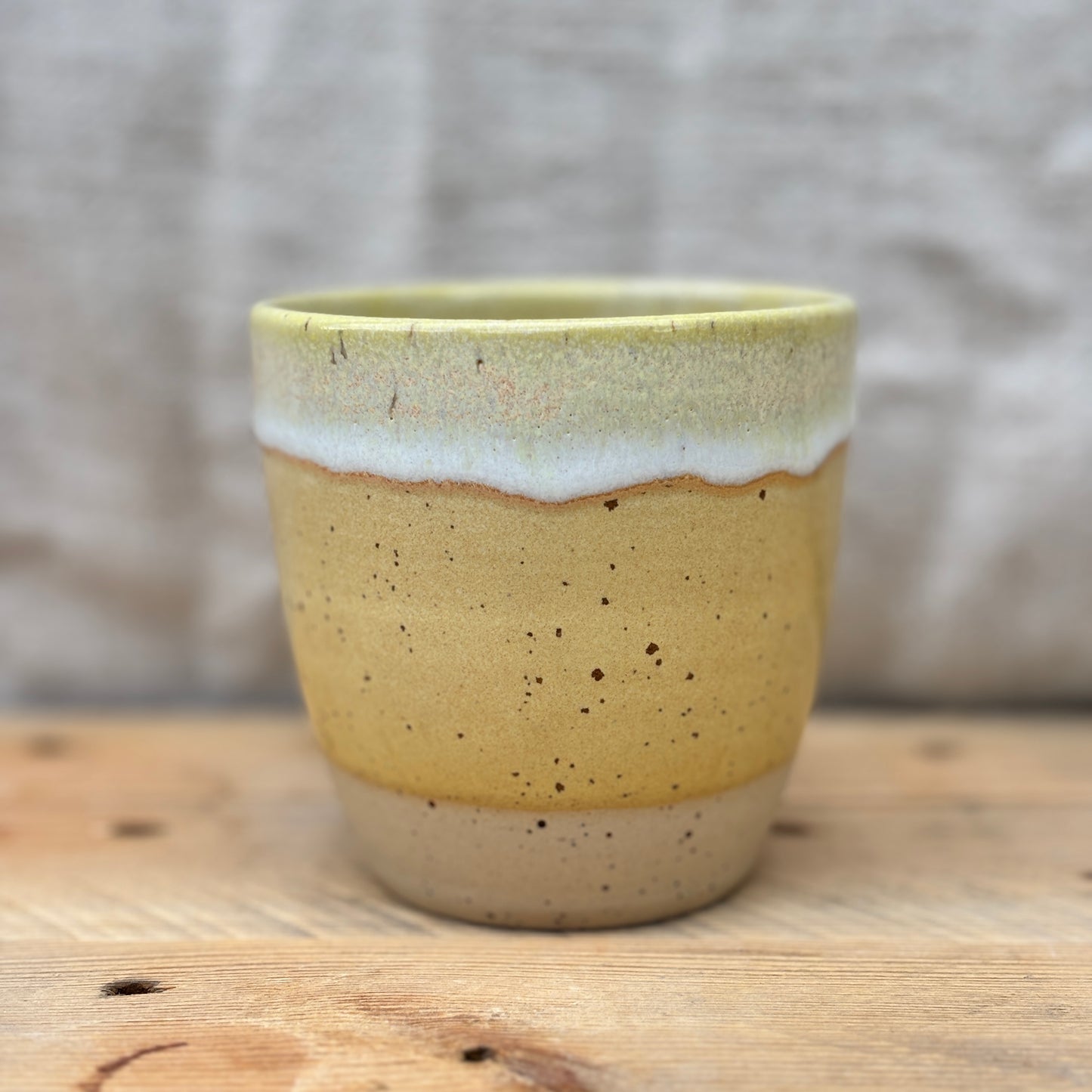 Cappuccino Mok - 225ml - Geel